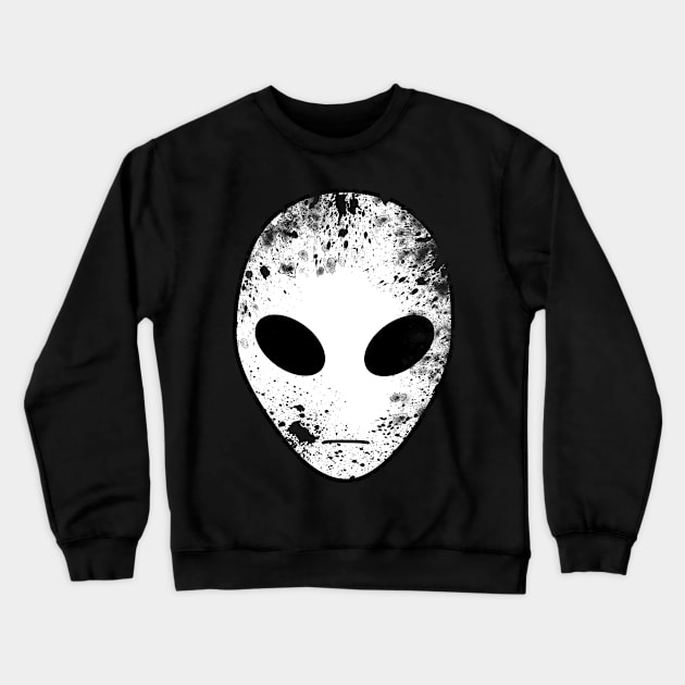 Alien Head Crewneck Sweatshirt by Rebellion10